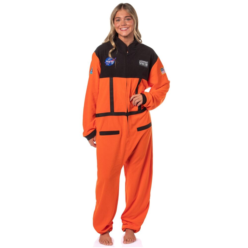3284 NASA Astronaut Space Shuttle Space Suit One-Piece Costume Pajama Union